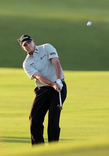 Steve Stricker during the second round of the Tournament of Champions in Kapalua, Hawaii on January 7, 2013