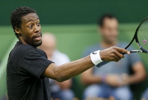 France's Gael Monfils pictured during his quarter-final match at the Qatar Open in Doha on January 3, 2013