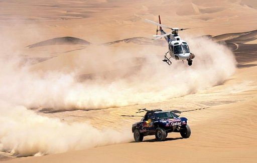 Al-Attiyah wins second successive Dakar Rally stage