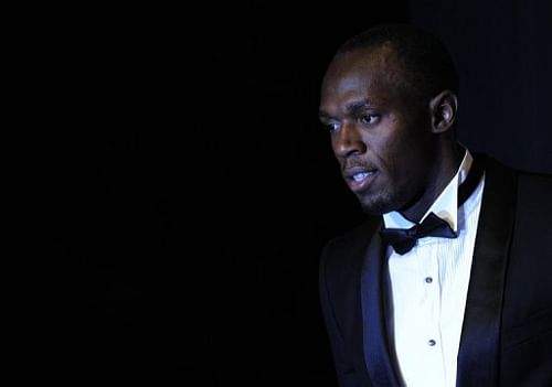 Jamaica's Usain Bolt arrives for the IAAF gala on November 24, 2012 in Barcelona