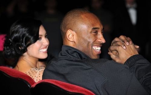 Los Angeles Lakersâ star Kobe Bryant and wife Vanessa are pictured together in Hollywood, February 19, 2011