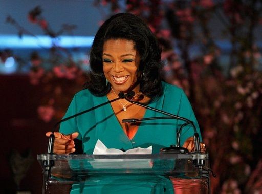 Oprah Winfrey speaks onstage at the 3rd annual Diane Von Furstenberg awards at the United Nations on March 9, 2012