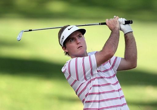 Russell Henley during the second round of the Sony Open in Hawaii on January 11, 2013.