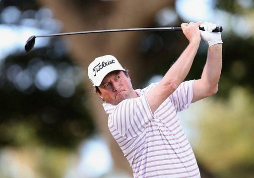 South Africa&#039;s Tim Clark during the second round of the Sony Open in Hawaii on January 11, 2013