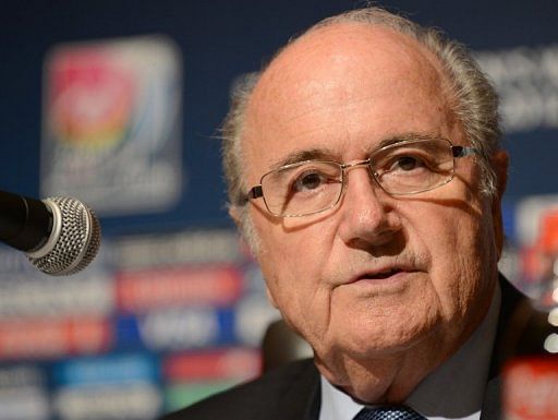 FIFA President Sepp Blatter is pictured on September 7, 2012