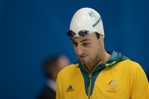 Australia&#039;s James Magnussen, pictured during the 2012 London Olympic Games, on August 2, 2012