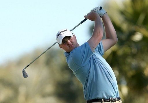 Jason Kokrak during the first round of the Humana Challenge in La Quinta, California on January 17, 2013