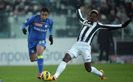 Pogba at double for Juve as Palermo hold Lazio