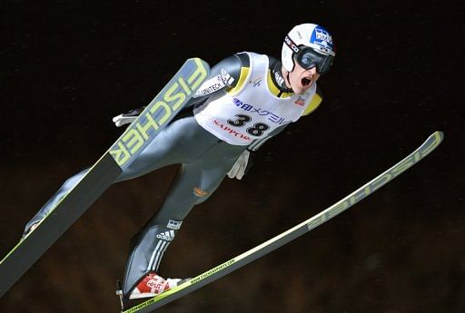 Jan Matura, pictured during the Ski Jumping World Cup competition in Sapporo, on January 19, 2013