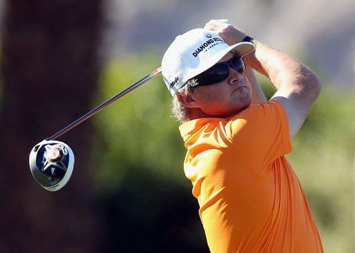 Brian Gay during the final round of the Humana Challenge in La Quinta, California on January 20, 2013