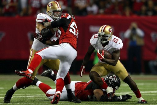 Forty-niners rally past Falcons to win NFC title