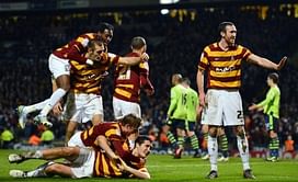 Giant-killers Bradford within sight of Wembley