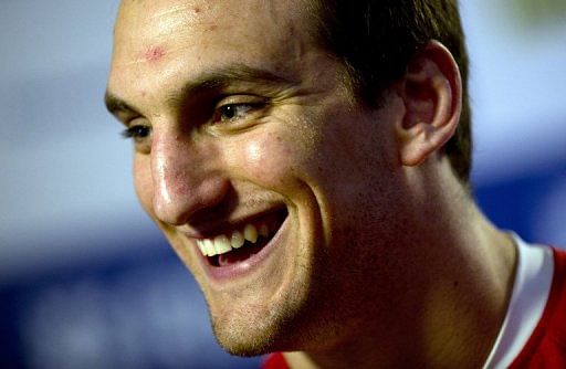 Sam Warburton smiles during the official launch of the 2013 Six Nations tournament in London on January 23, 2013