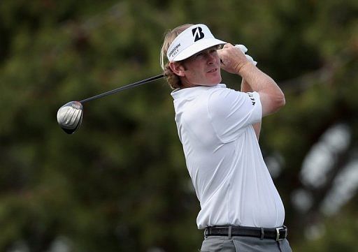 Brandt Snedeker during the first round of the Farmers Insurance Open in La Jolla, California on January 24, 2013