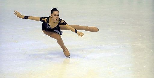 Russian Adelina Sotnikova performs on January 25, 2013
