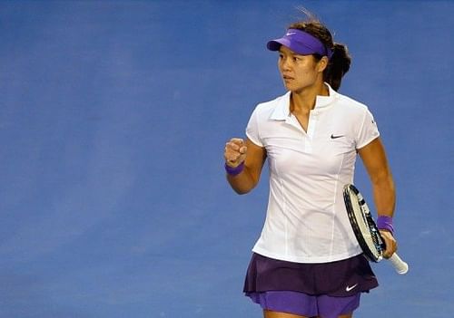 Li Na, pictured during the women's singles final of the Australian Open, against Victoria Azarenka, on January 26, 2013