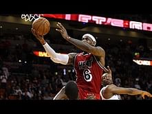 Video: LeBron James near perfect game