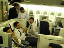 Video: Lucky fan gets to see Sachin,Dravid,Ganguly,Sehwag onboard his flight