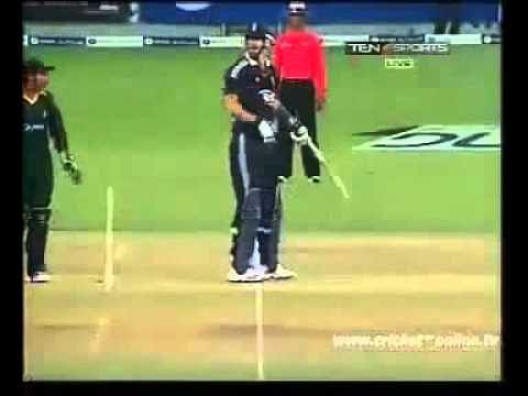 Video: Batsman not ready, hits a boundary anyway