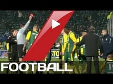 Video: One of the weirdest red cards ever!