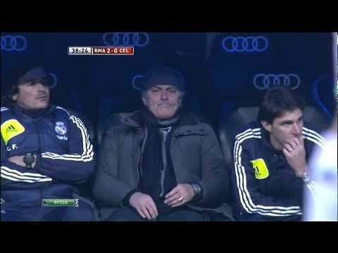 Video: Jose Mourinho's reaction against vs Celta Vigo