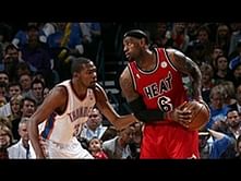 Video: LeBron & Durant battle to close 1st half of season!