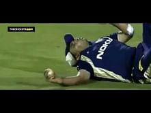 Video: Sourav Ganguly does a Jonty Rhodes