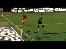 Video: Drogba's first goal on debut at Galatasaray