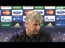 Video: Angry Wenger hits out at pre-Bayern press conference