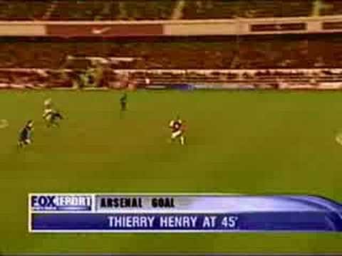 Video: Thierry Henry's goal against Chelsea
