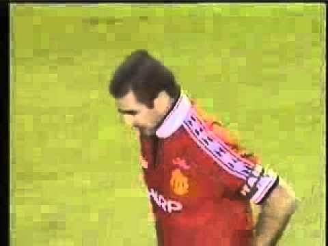 Video: A calm and composed Eric Cantona scores