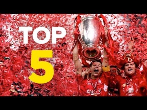 Top 5 Comebacks involving English clubs