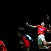 The joy of playing badminton