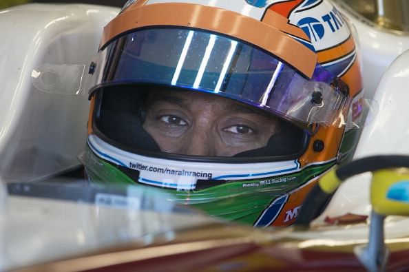 HRT Formula One Team driver Narain Karth