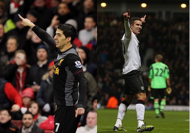 Stats: Luis Suarez vs Robin van Persie