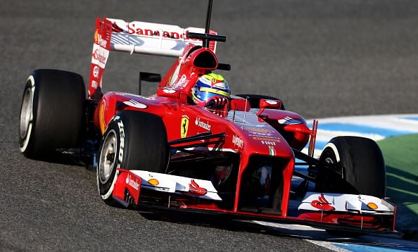 Felipe Massa of Brazil and Ferrari drives during Formula One winter testing at Circuito de Jerez on February 5, 2013 in Jerez de la Frontera, Spain. 