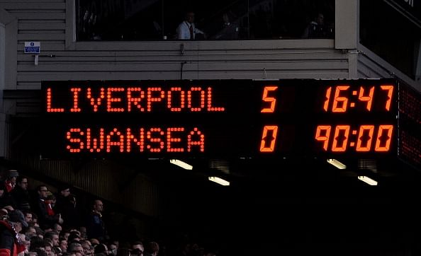 Shambolic display at Anfield threatens to derail the Swans
