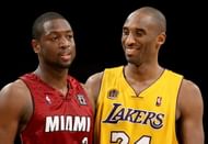 Not only does Kobe have to deal with LeBron, he also has to keep Wade in check.