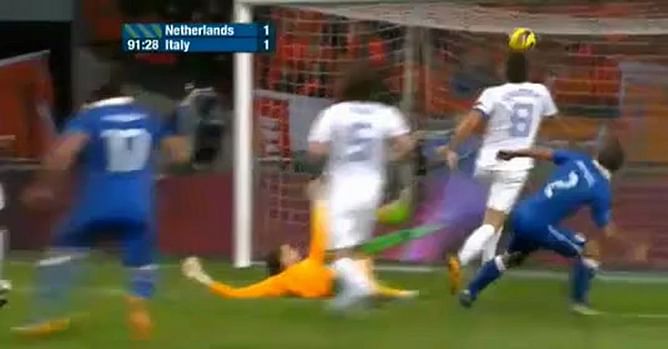 Video: Netherlands 1-1 Italy