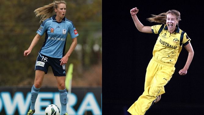 Ellyse Perry: Australian star who plays both football and cricket!