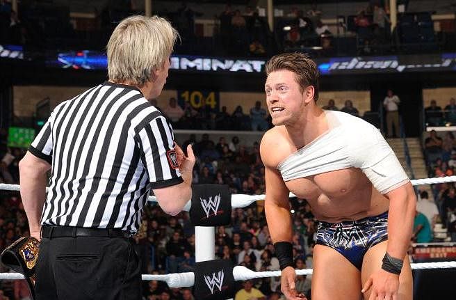 The Miz livid with the referee after his disqualification