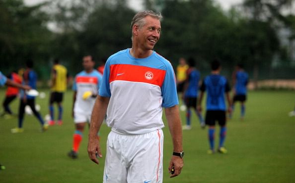 Indian Football Team Practice For Nehru Cup