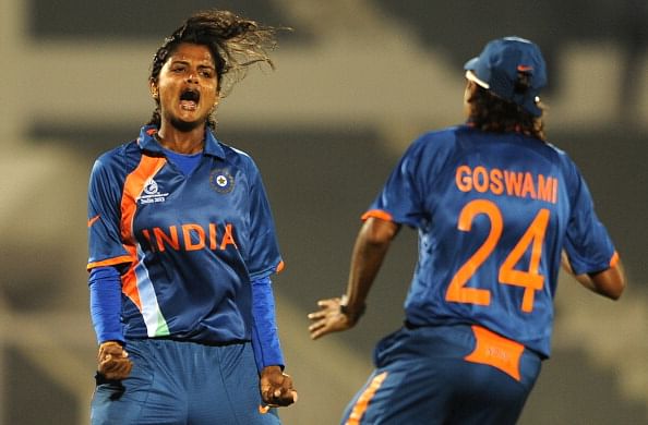 Eshani Kaushalya slams 31-ball fifty as Sri Lanka eves set India 283 for victory