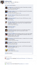 Harbhajan trolled on his FB wall