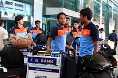 Indian football team reach Yangon for AFC Challenge Cup