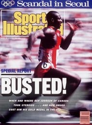 Sports Illustrated 's October 3, 1988 issue about the iconic Ben Johnson's doping revelations