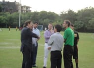 Visit by FIFA Technical Director of Development, September 2011