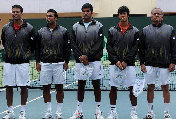 Indian tennis players and members of the