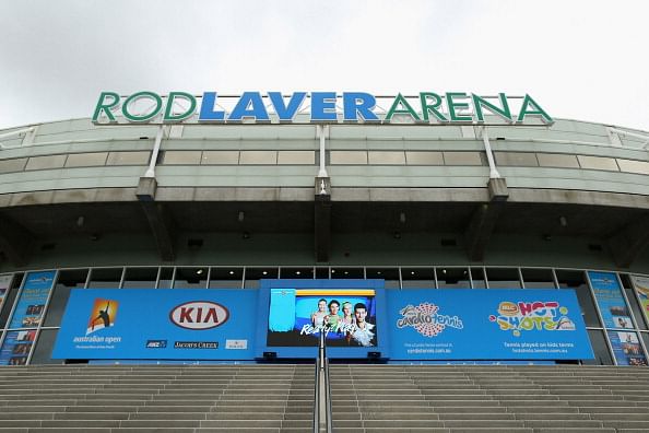  A general view of Rod Laver Arena 