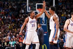 Review: OKC Thunder down the tired Warriors 119-98
